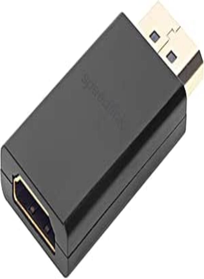 Speedlink DisplayPort to HDMI Adapter HQ - Gold-Plated Contacts, Additional Shielding, Ultra HD, Black